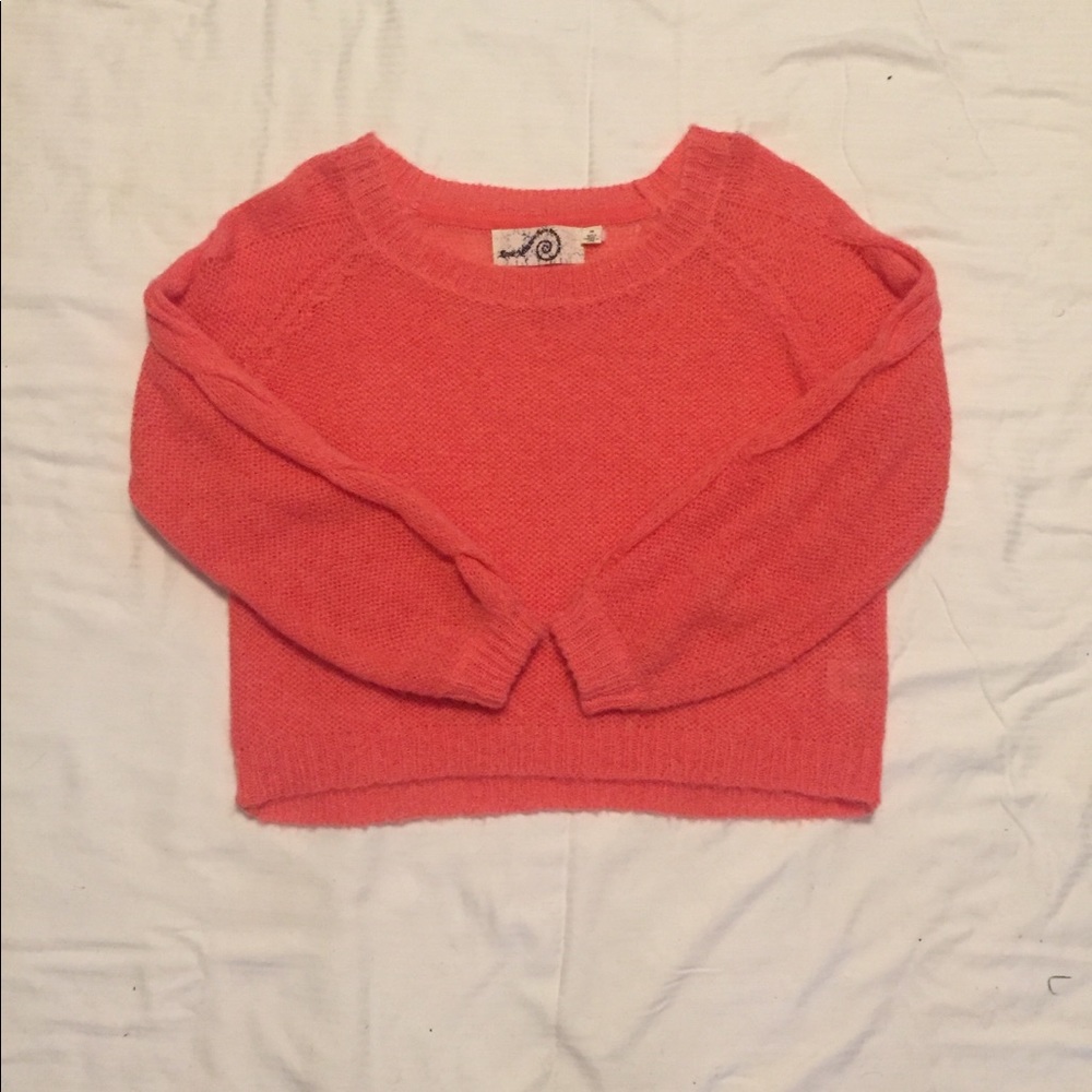 Rosie Niera Pink Coral Knitted Sweater Size XS